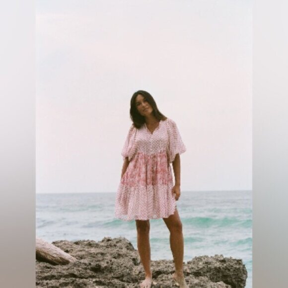 NEVER WORN- DAUGHTERS OF INDIA -Nora Mini Dress ~ Primrose - Picture 3 of 12